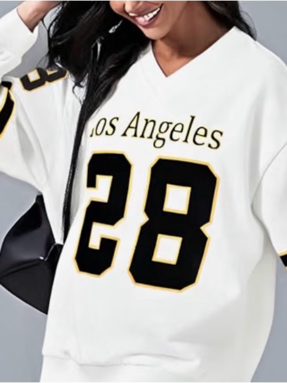 Los Ángeles Sweater Size M White